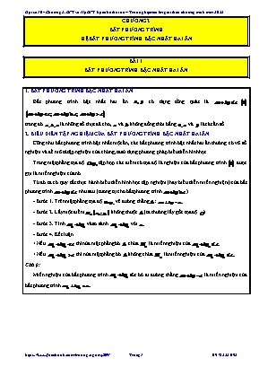 Trắc nghiệm môn Đại số 10 có lời giải theo chương trình mới năm học 2022-2023 - Chương 2 Bất phương trình. Hệ bất phương trình bậc nhất hai ẩn